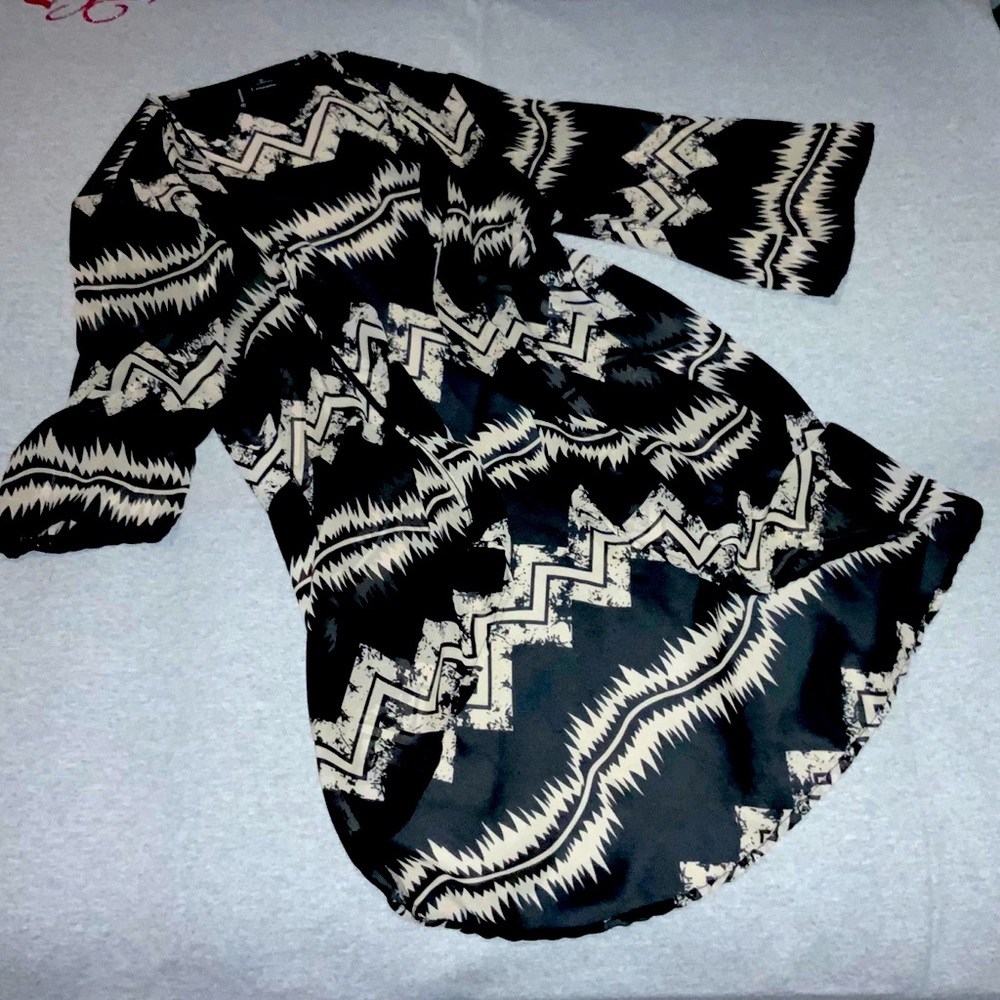 Black and Cream Kimono